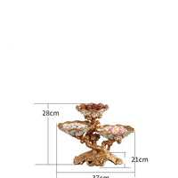 Creative Living Room Home Multi-Layer Candy Tray Light Luxury Luxury Decoration Ornaments
