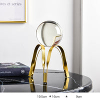 Modern Nordic Light Luxury Style Crystal Ball Creative Home Decoration