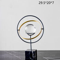 Modern Nordic Light Luxury Style Crystal Ball Creative Home Decoration