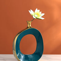 Light Luxury Home Study Decoration Vase Flower Arrangement Dried Flowers