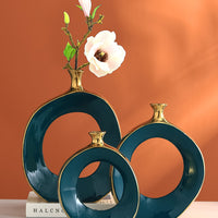 Light Luxury Home Study Decoration Vase Flower Arrangement Dried Flowers