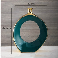 Light Luxury Home Study Decoration Vase Flower Arrangement Dried Flowers