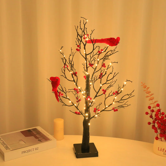 Lighted Mini Birch Tree Light